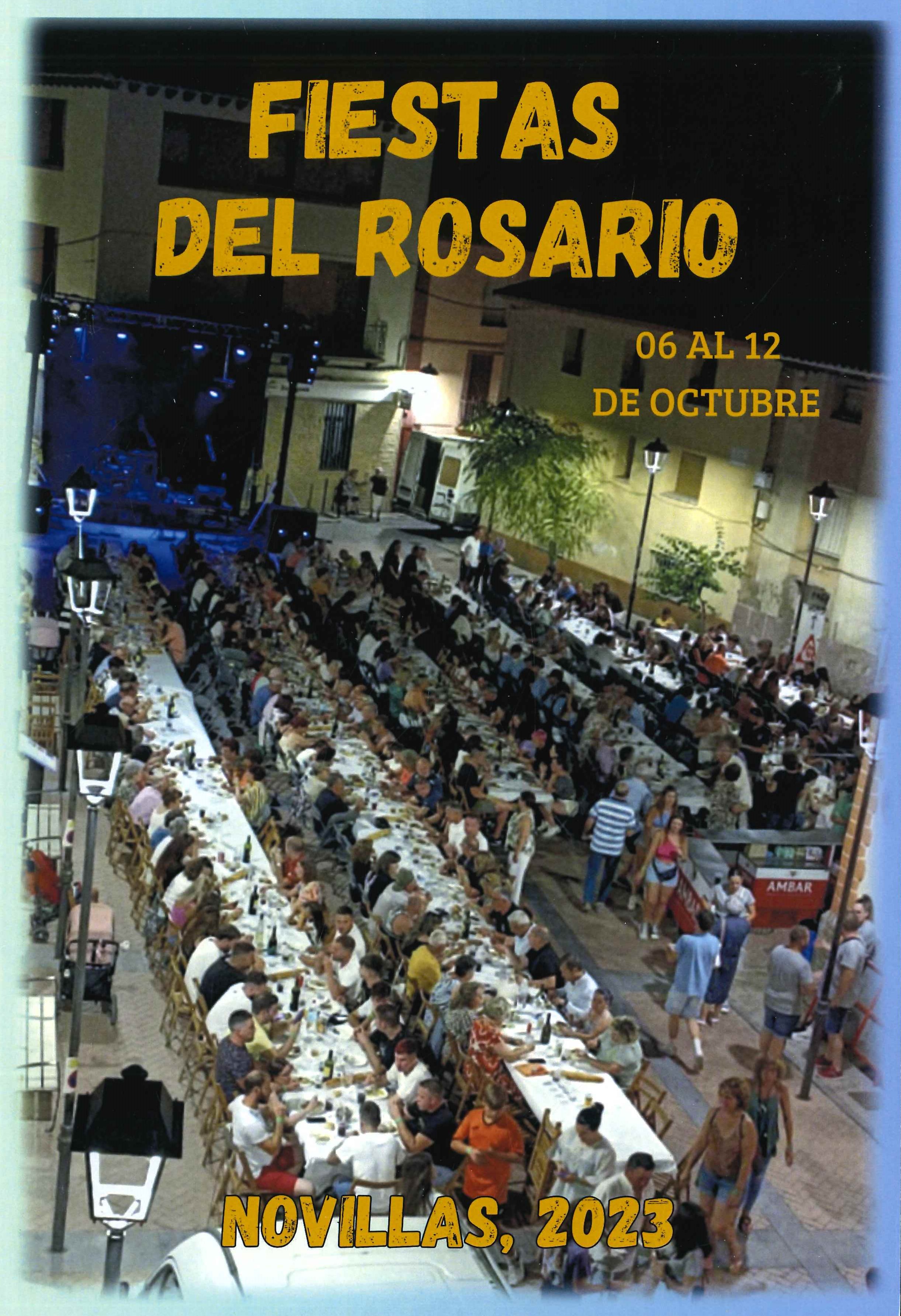 Fiestas en honor a Nuestra Señora del Rosario 2023 Novillas